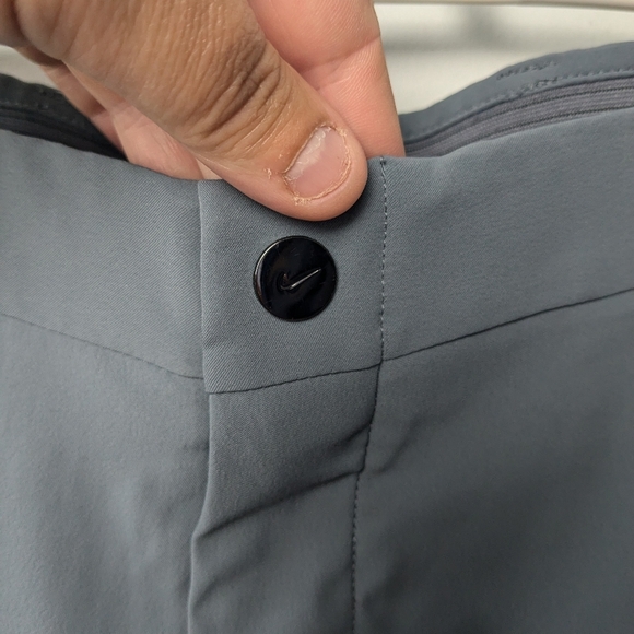 NIKE TIGER WOODS Platinum Men Golf Pants Size 40x32 Gray Color With Pockets - Picture 4 of 15